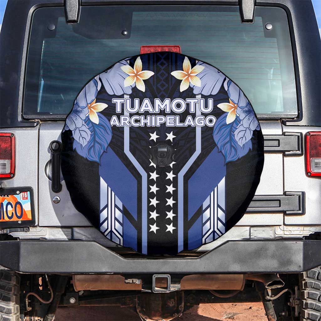 French Polynesia Tuamotu Archipelago Spare Tire Cover Polynesian Pattern Unique Style LT05 Navy - Polynesian Pride