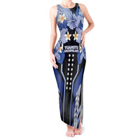 French Polynesia Tuamotu Archipelago Tank Maxi Dress Polynesian Pattern Unique Style