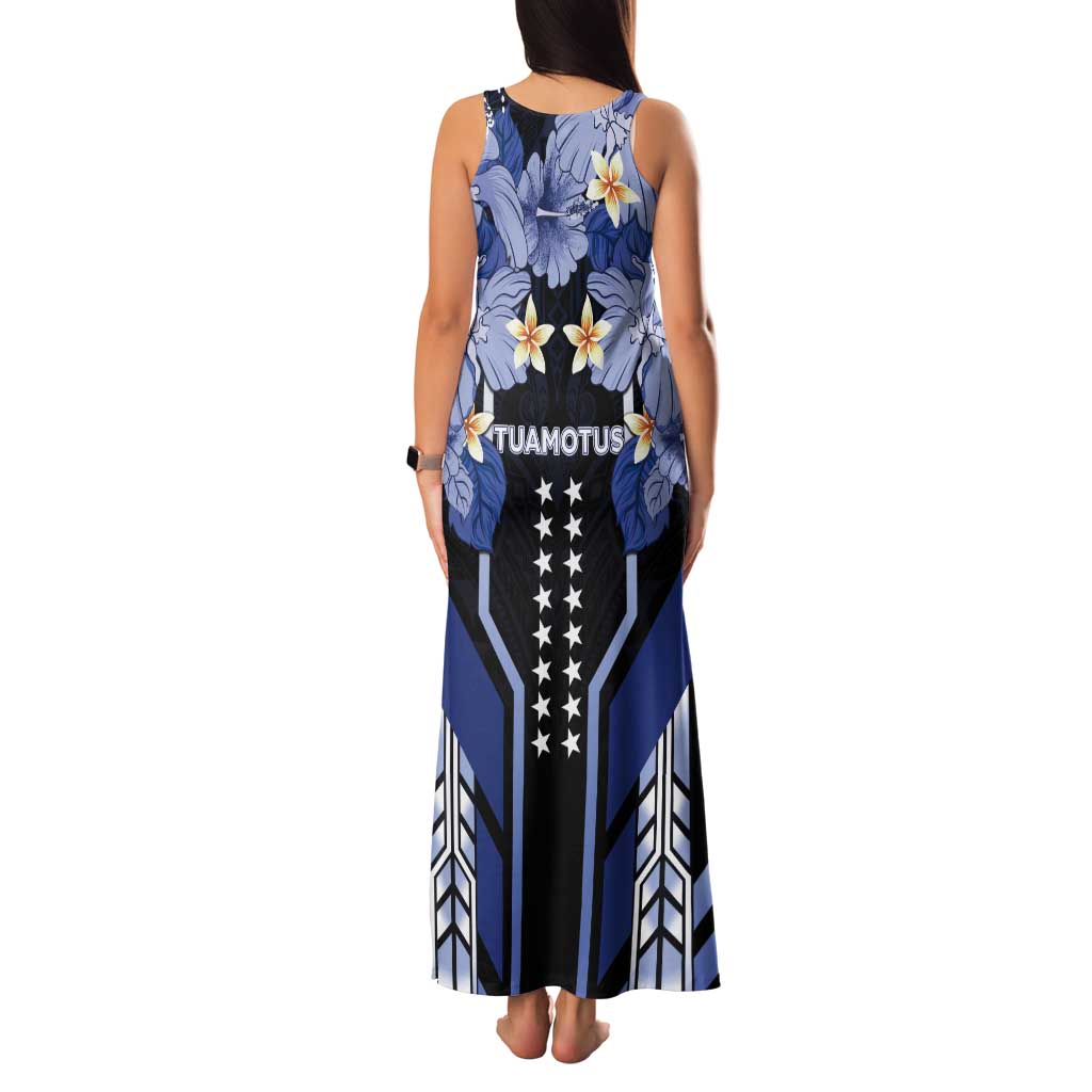French Polynesia Tuamotu Archipelago Tank Maxi Dress Polynesian Pattern Unique Style