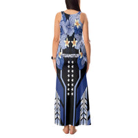 French Polynesia Tuamotu Archipelago Tank Maxi Dress Polynesian Pattern Unique Style