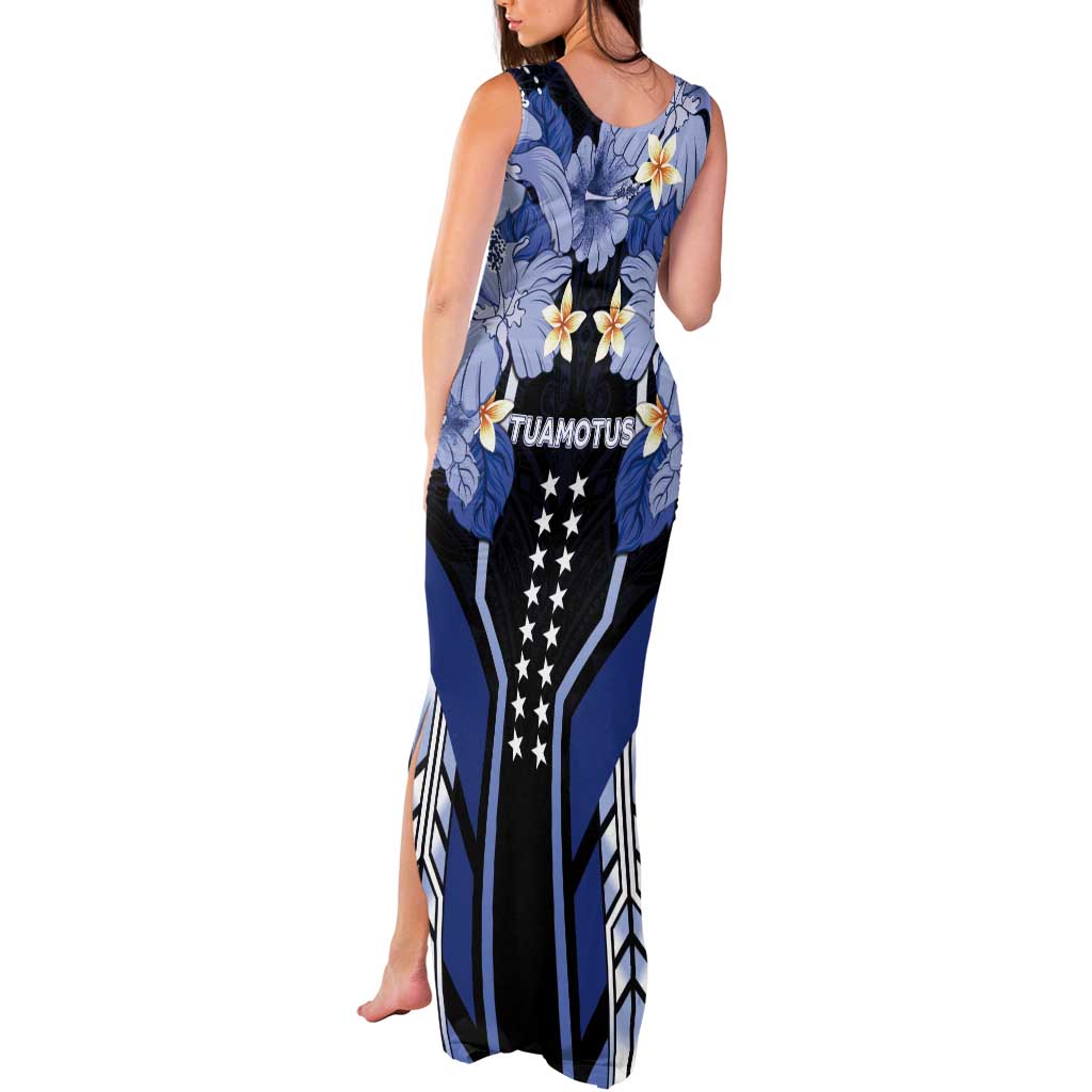 French Polynesia Tuamotu Archipelago Tank Maxi Dress Polynesian Pattern Unique Style