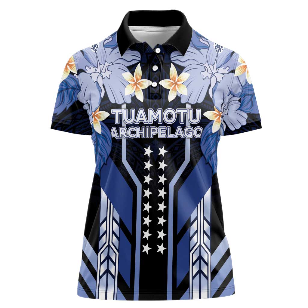 French Polynesia Tuamotu Archipelago Women Polo Shirt Polynesian Pattern Unique Style