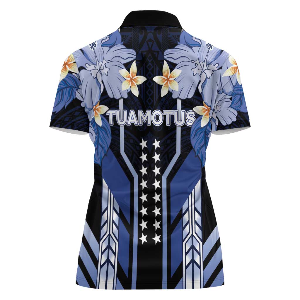 French Polynesia Tuamotu Archipelago Women Polo Shirt Polynesian Pattern Unique Style
