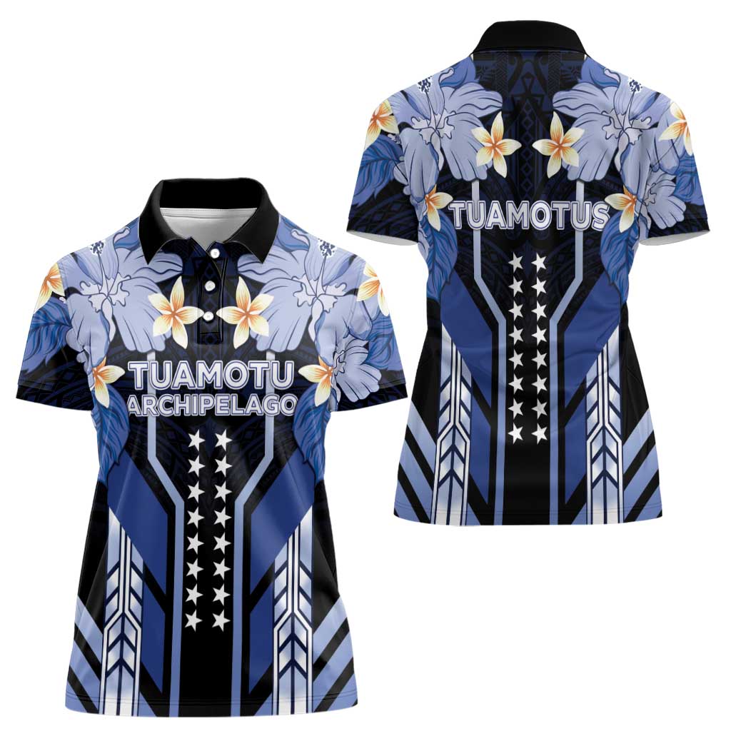 French Polynesia Tuamotu Archipelago Women Polo Shirt Polynesian Pattern Unique Style
