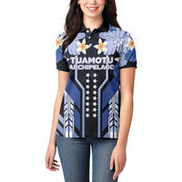 French Polynesia Tuamotu Archipelago Women Polo Shirt Polynesian Pattern Unique Style