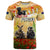 Australia And New Zealand ANZAC Day T Shirt Kangaroo And Kiwi Bird Soldiers Lest We Forget LT05 Yellow - Polynesian Pride