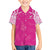 New Zealand Fern Women Rugby Custom Hawaiian Shirt Pink Maori Pattern