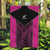 New Zealand Fern Rugby Garden Flag Pink Maori Pattern