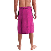 New Zealand Fern Rugby Custom Lavalava Pink Maori Pattern
