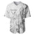 Personalised Brain Cancer Awareness Baseball Jersey Ribbon Polynesian Pattern