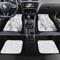 Brain Cancer Awareness Car Mats Ribbon Polynesian Pattern