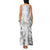 Personalised Brain Cancer Awareness Family Matching Tank Maxi Dress and Hawaiian Shirt Ribbon Polynesian Pattern