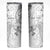 Personalised Brain Cancer Awareness Skinny Tumbler Ribbon Polynesian Pattern