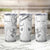 Personalised Brain Cancer Awareness Tumbler Cup Ribbon Polynesian Pattern