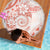 Polynesian Pattern With Plumeria Flowers Beach Blanket Orange Peach