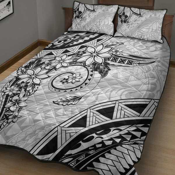 African Dashiki and Polynesian Pattern Quilt Bed Set Purple LT9 main image 0