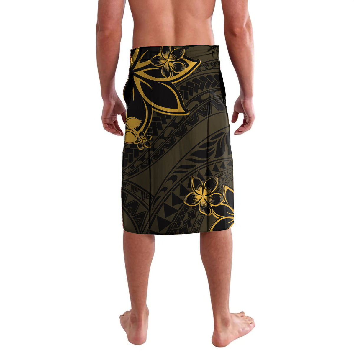 Polynesian Sunset Plumeria Lavalava Gold Polynesian Tattoo