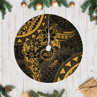 Polynesian Sunset Plumeria Tree Skirt Gold Polynesian Tattoo