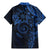 Polynesian Sunset Plumeria Family Matching Mermaid Dress and Hawaiian Shirt Navy Polynesian Tattoo