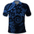 Polynesian Sunset Plumeria Polo Shirt Navy Polynesian Tattoo
