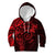 Polynesian Sunset Plumeria Kid Hoodie Red Polynesian Tattoo