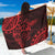 Polynesian Sunset Plumeria Sarong Red Polynesian Tattoo