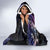 Polynesian Sunset Plumeria Hooded Blanket Galaxy Polynesian Tattoo