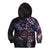 Polynesian Sunset Plumeria Kid Hoodie Galaxy Polynesian Tattoo