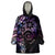 Polynesian Sunset Plumeria Wearable Blanket Hoodie Galaxy Polynesian Tattoo