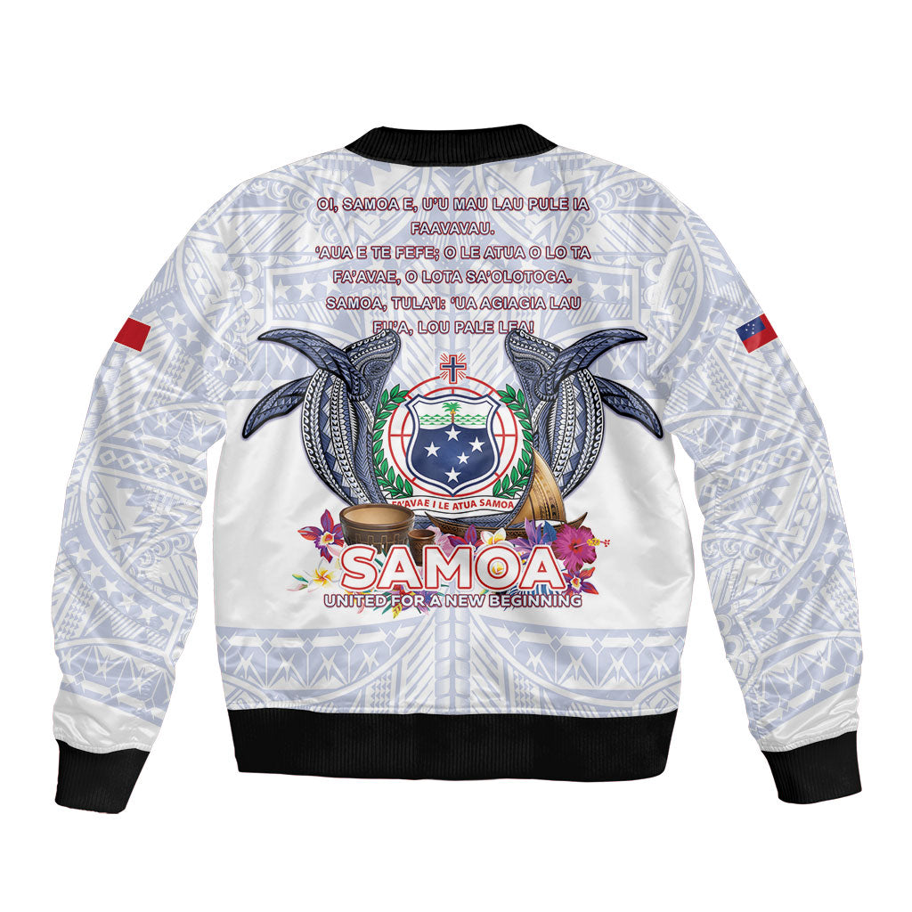 Samoa Independence Day Bomber Jacket Samoa United For A New Beginning LT05 - Polynesian Pride