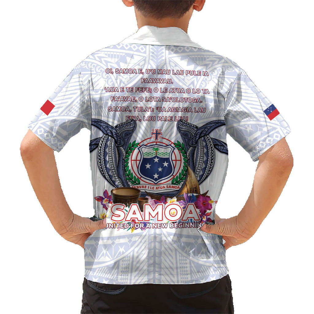 Samoa Independence Day Family Matching Off Shoulder Maxi Dress and Hawaiian Shirt Samoa United For A New Beginning