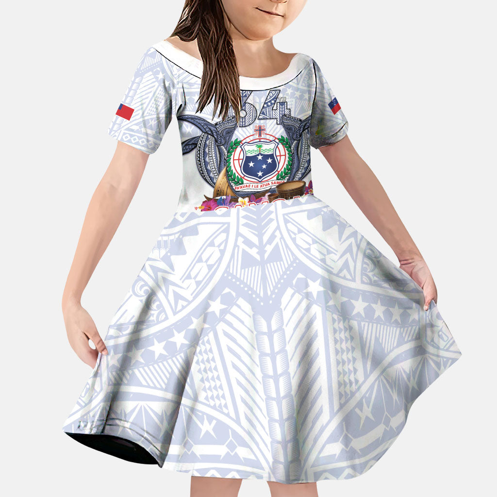 Samoa Independence Day Family Matching Short Sleeve Bodycon Dress and Hawaiian Shirt Samoa United For A New Beginning