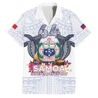 Samoa Independence Day Family Matching Short Sleeve Bodycon Dress and Hawaiian Shirt Samoa United For A New Beginning