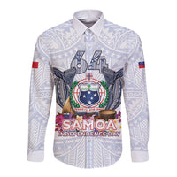 Samoa Independence Day Long Sleeve Button Shirt Samoa United For A New Beginning