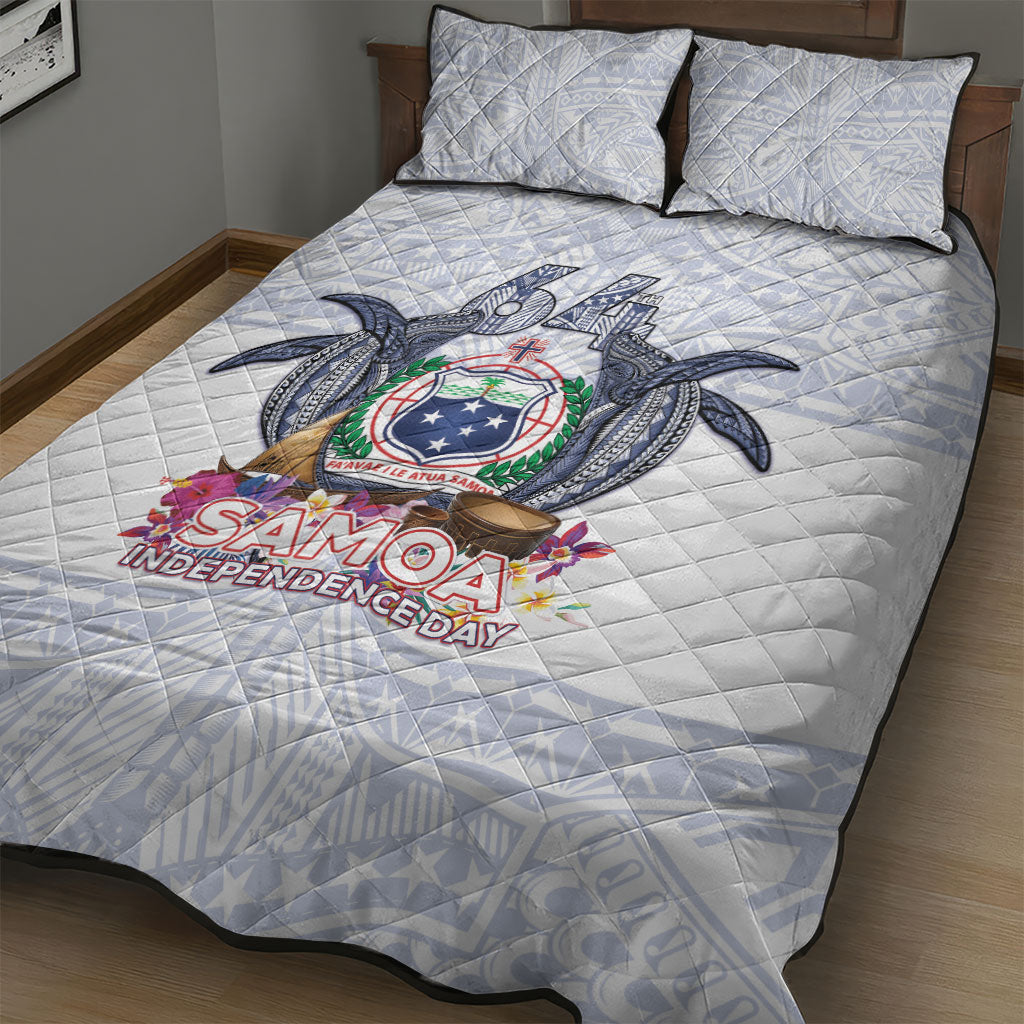 Samoa Independence Day Quilt Bed Set Samoa United For A New Beginning
