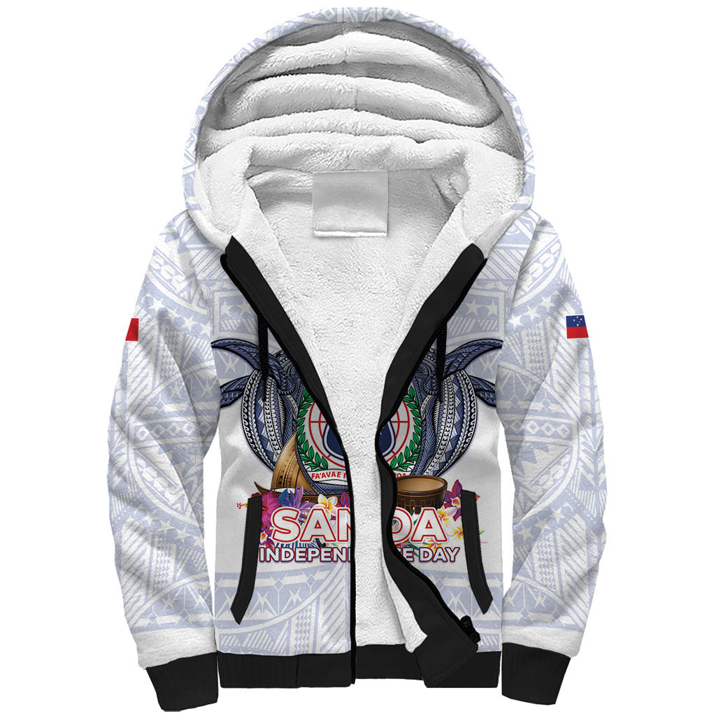 Samoa Independence Day Sherpa Hoodie Samoa United For A New Beginning