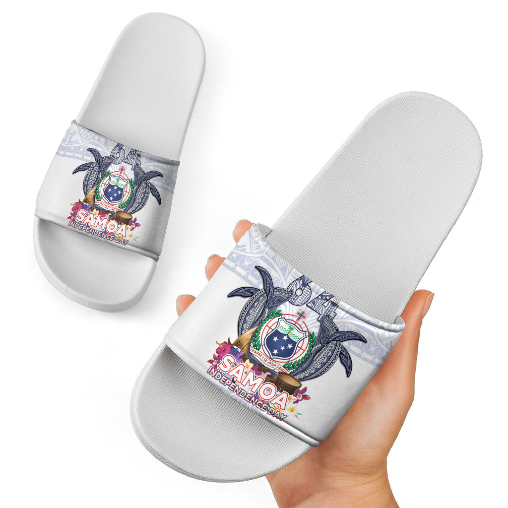 Samoa Independence Day Slide Sandals Samoa United For A New Beginning