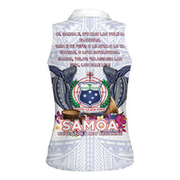 Samoa Independence Day Women Sleeveless Polo Shirt Samoa United For A New Beginning LT05 - Polynesian Pride