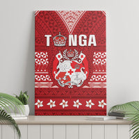 Tonga King Tupou VI Day Canvas Wall Art Traditional Tongan Kupesi Pattern