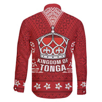 Tonga King Tupou VI Day Family Matching Off Shoulder Maxi Dress and Hawaiian Shirt Traditional Tongan Kupesi Pattern