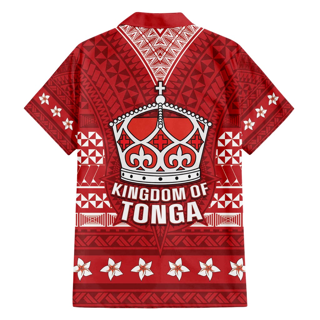 Tonga King Tupou VI Day Family Matching Summer Maxi Dress and Hawaiian Shirt Traditional Tongan Kupesi Pattern