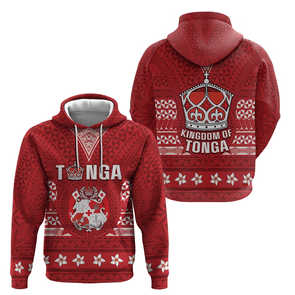 Tonga King Tupou VI Day Hoodie Traditional Tongan Kupesi Pattern