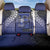 Fiji Drua Back Car Seat Cover Fijian Tapa Pattern