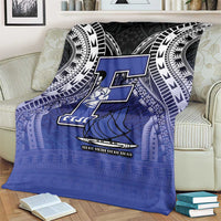 Fiji Drua Blanket Fijian Tapa Pattern