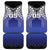 Fiji Drua Car Mats Fijian Tapa Pattern