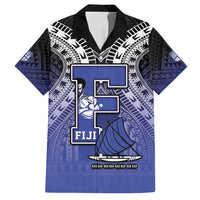 Custom Fiji Drua Family Matching Long Sleeve Bodycon Dress and Hawaiian Shirt Fijian Tapa Pattern
