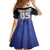 Custom Fiji Drua Family Matching Off Shoulder Short Dress and Hawaiian Shirt Fijian Tapa Pattern