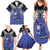 Custom Fiji Drua Family Matching Summer Maxi Dress and Hawaiian Shirt Fijian Tapa Pattern