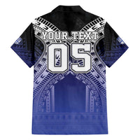 Custom Fiji Drua Hawaiian Shirt Fijian Tapa Pattern