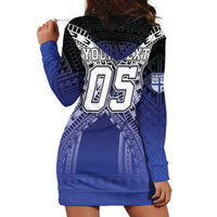Custom Fiji Drua Hoodie Dress Fijian Tapa Pattern LT05 - Polynesian Pride
